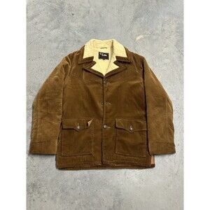 Vintage Envoy 1970's cotton Corduroy  country gentleman coat brown kramer Size M
